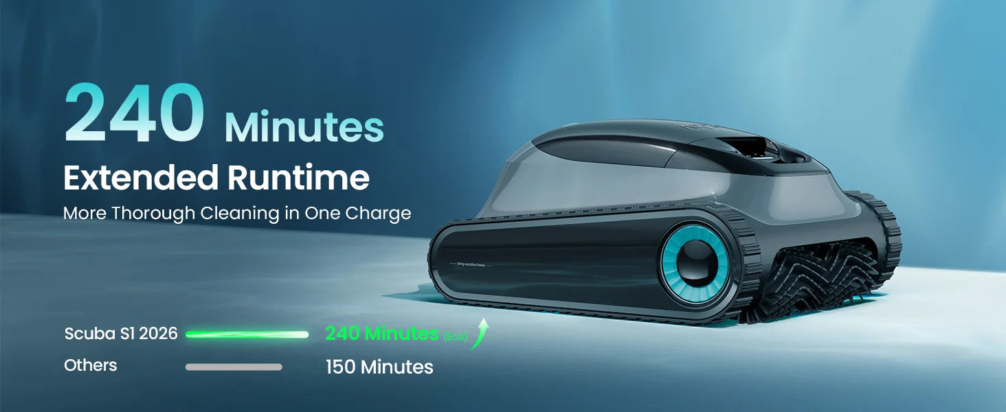Scuba S1 2026 Robotic Pool Cleaner,