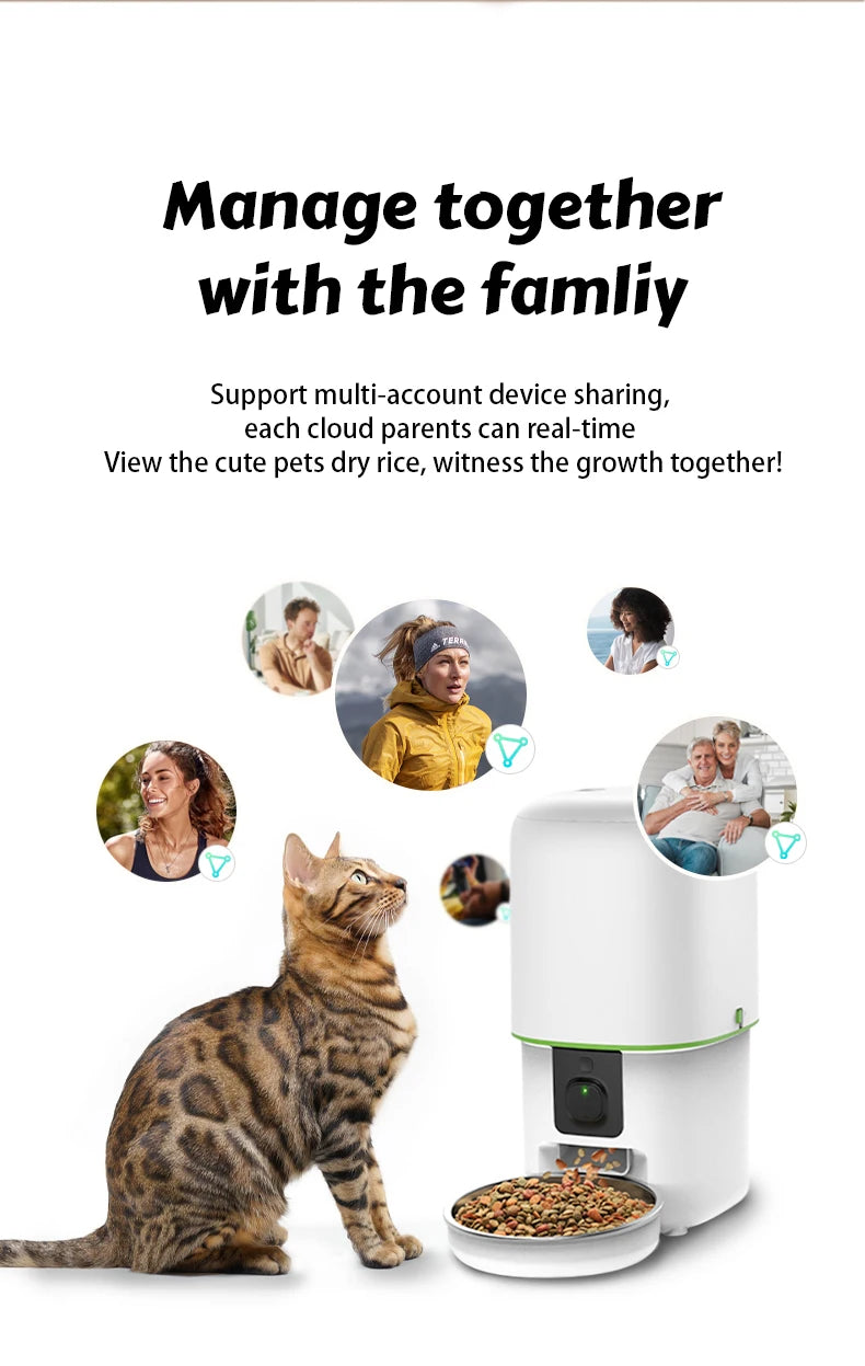 Smart Cat Feeder with HD Camera