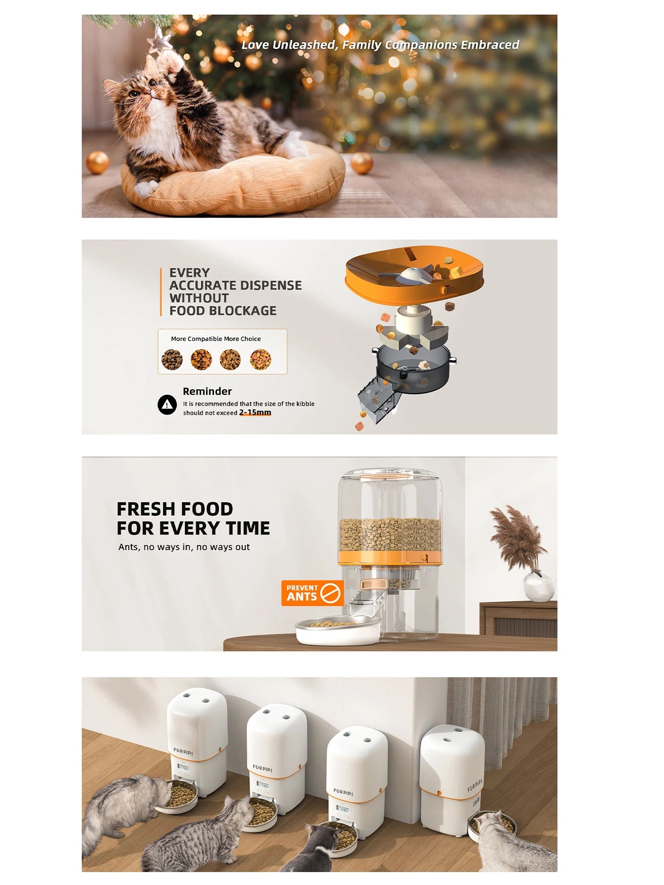 Smart Cat Feeder with HD Camera