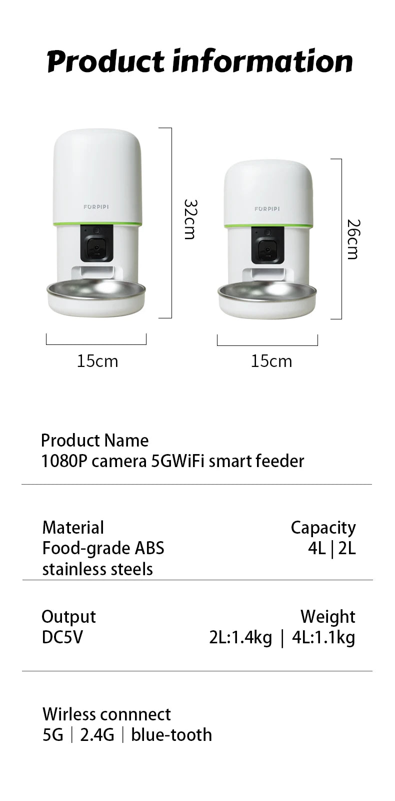 Smart Cat Feeder with HD Camera