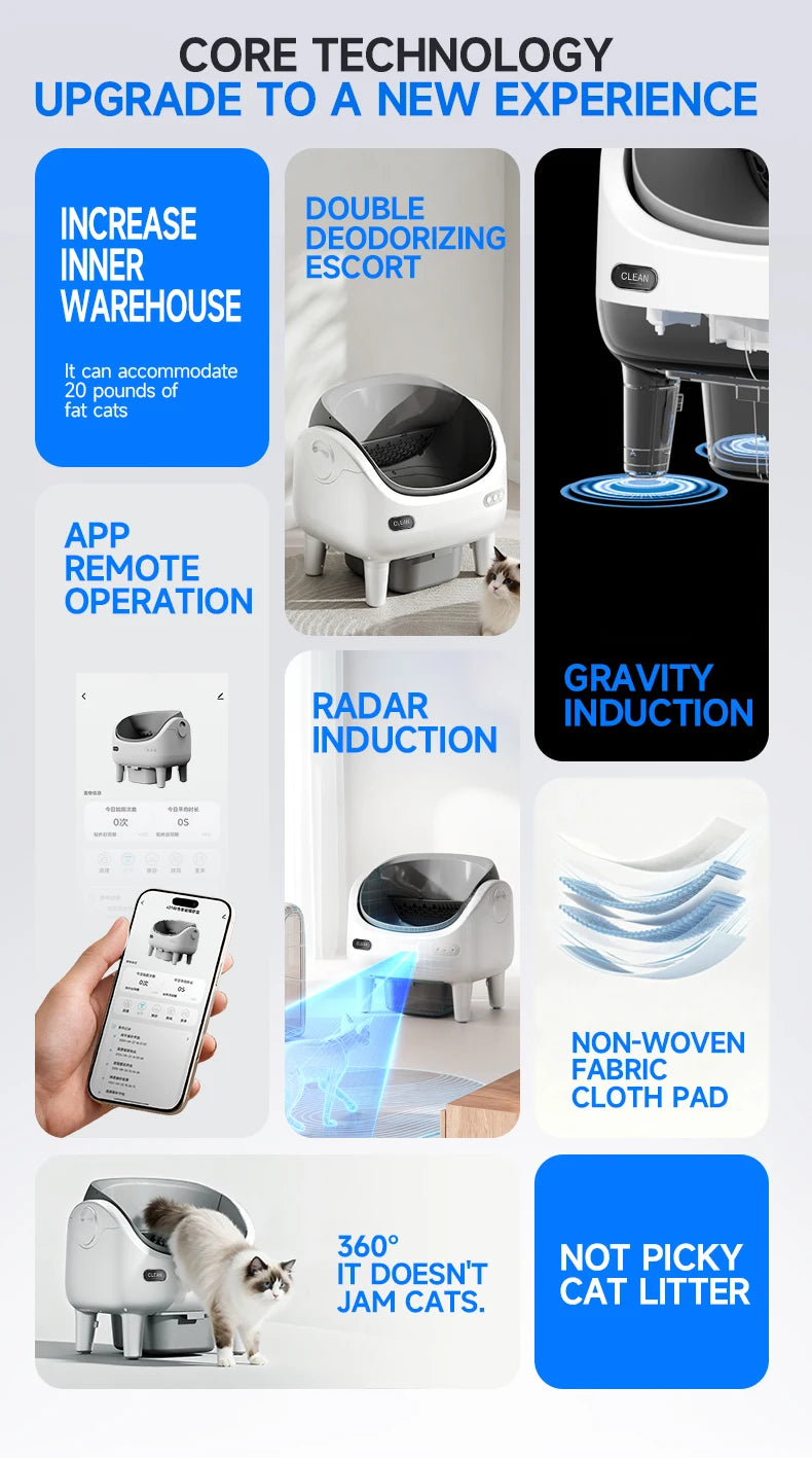 Automatic Cat Litter Box Smart