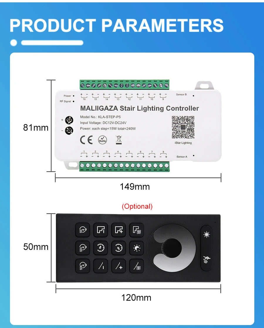 Intelligent Motion Sensor Stair Light Kit