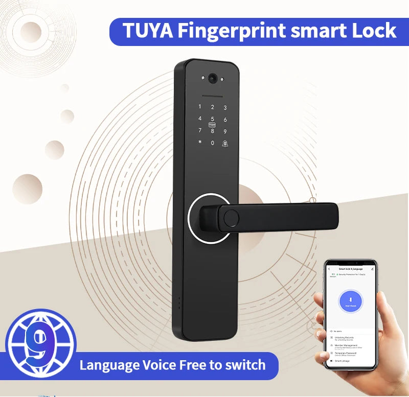 Wifi Smart Door Lock Digital Electronic Lock Remote
