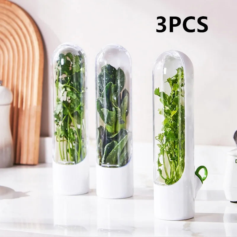 Fresh Herb Keeper – Refrigerator Storage Bottle (1/2/3 PCS)