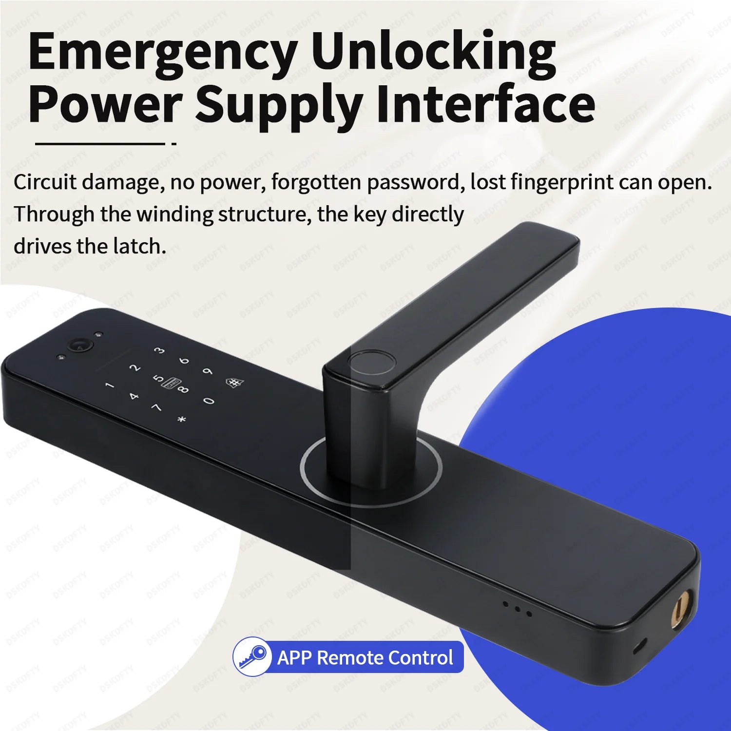 Wifi Smart Door Lock Digital Electronic Lock Remote