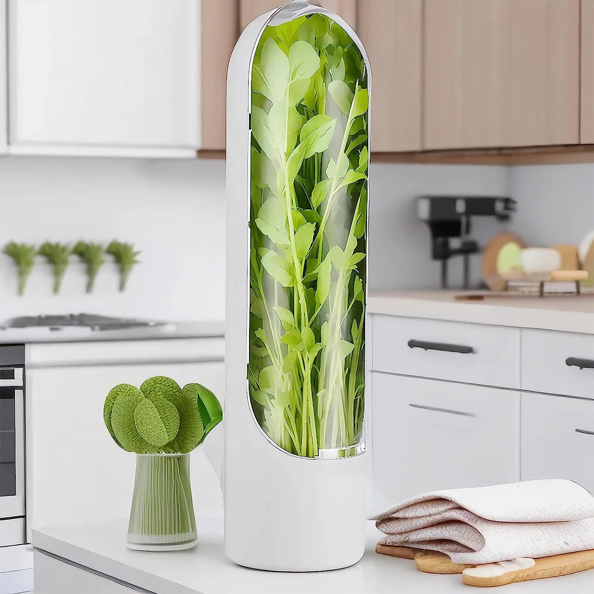 Fresh Herb Keeper – Refrigerator Storage Bottle (1/2/3 PCS)
