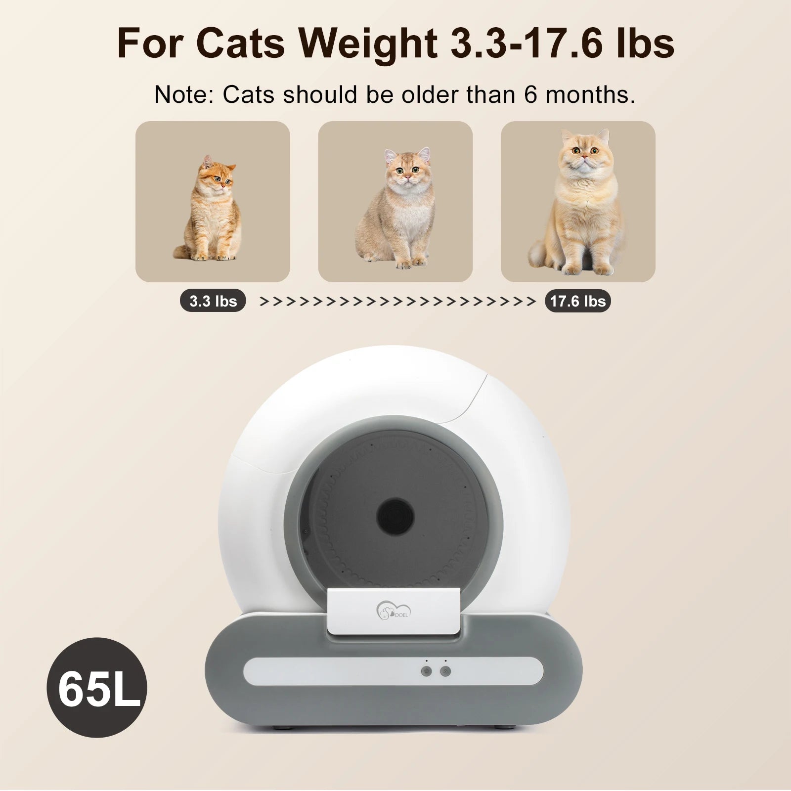 Self-Cleaning Cat Litter B