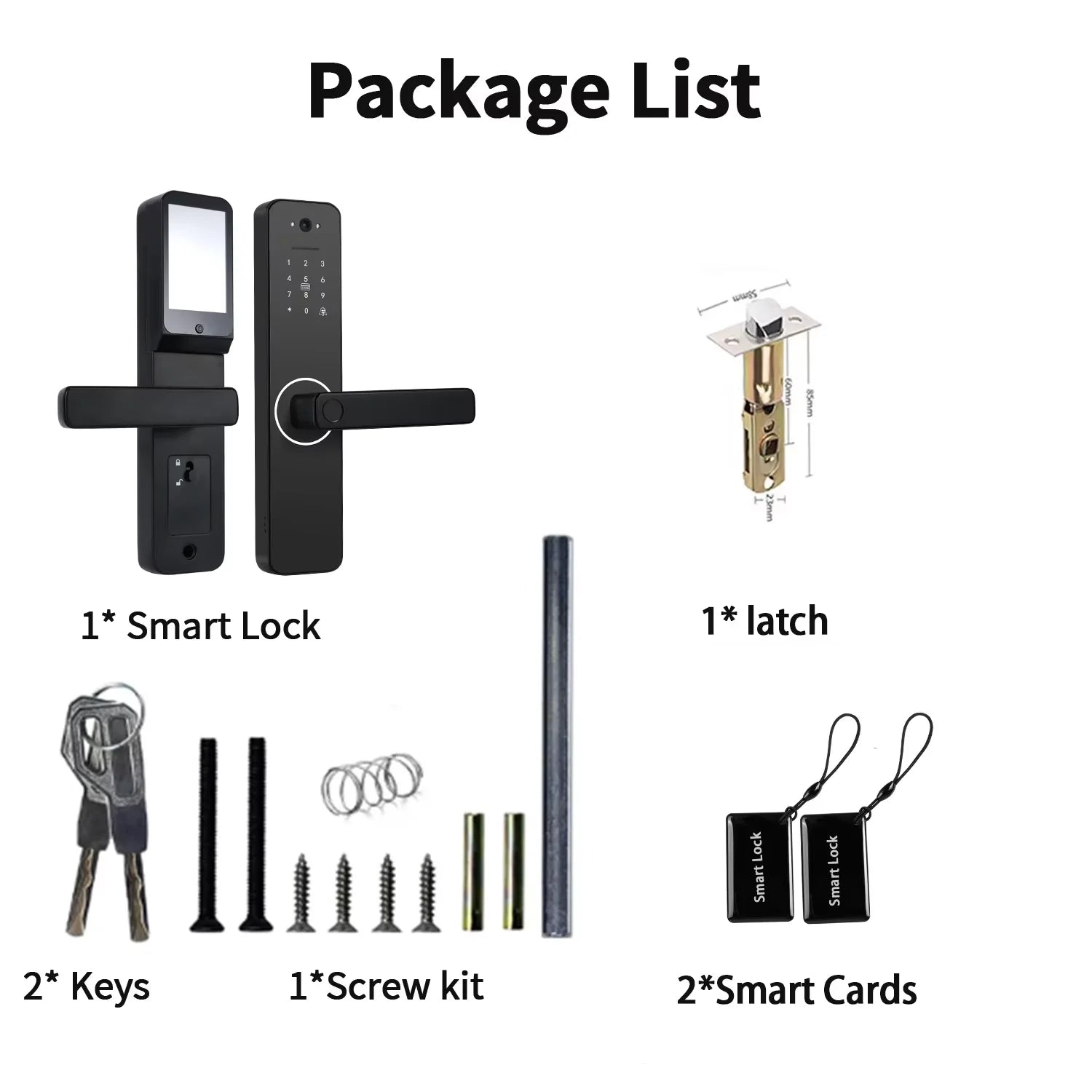 Wifi Smart Door Lock Digital Electronic Lock Remote