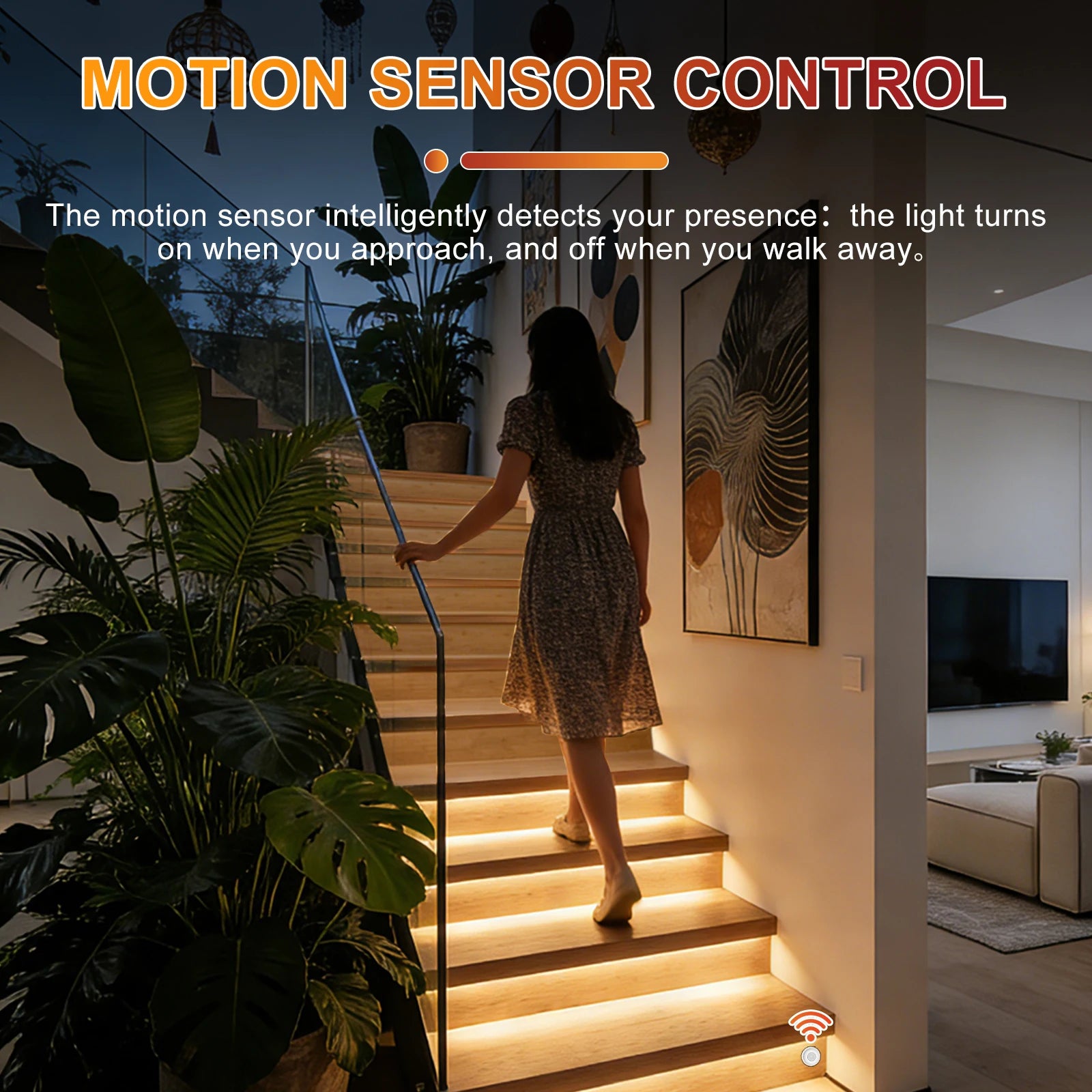 Intelligent Motion Sensor Stair Light Kit
