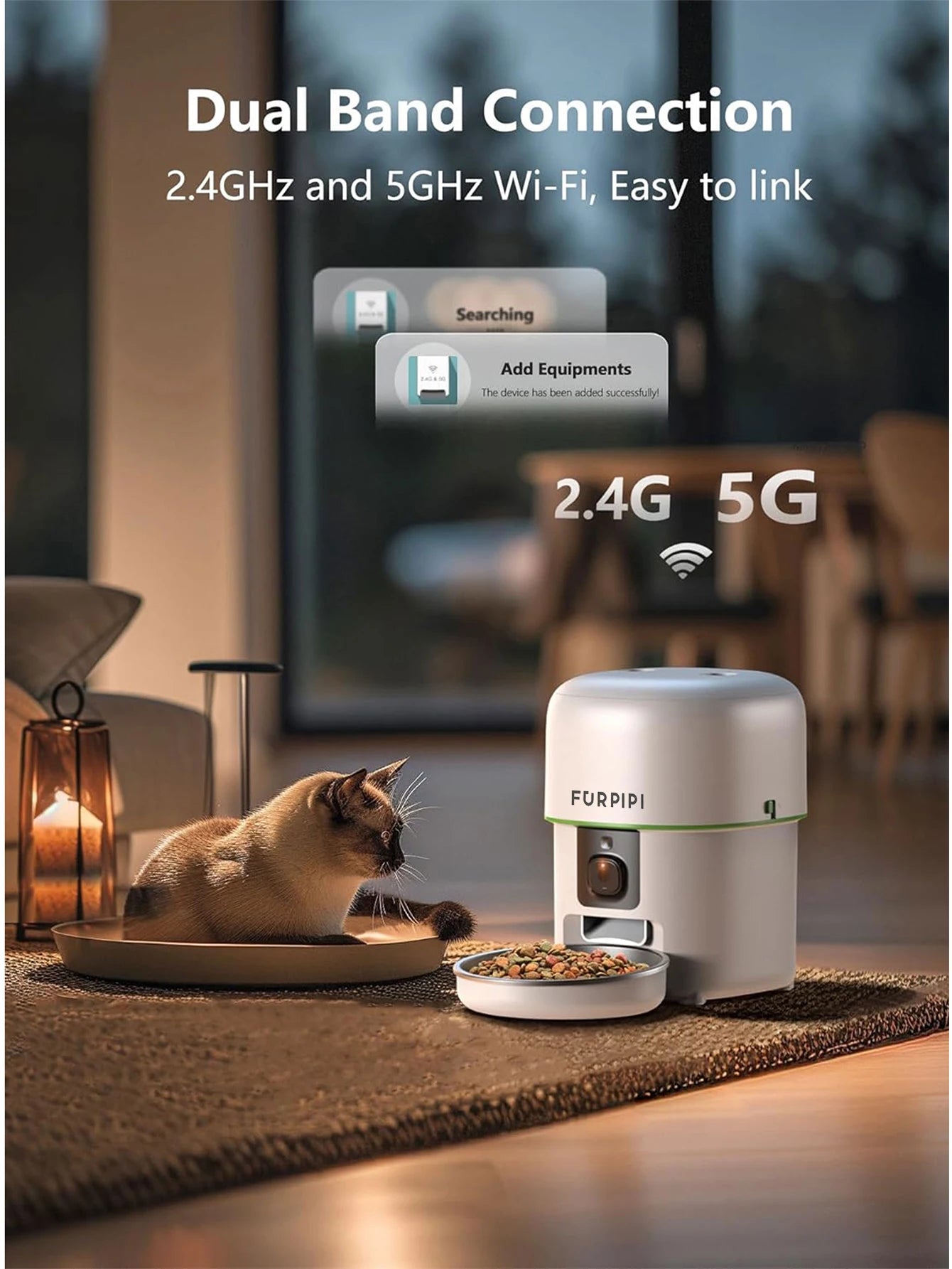 Smart Cat Feeder with HD Camera