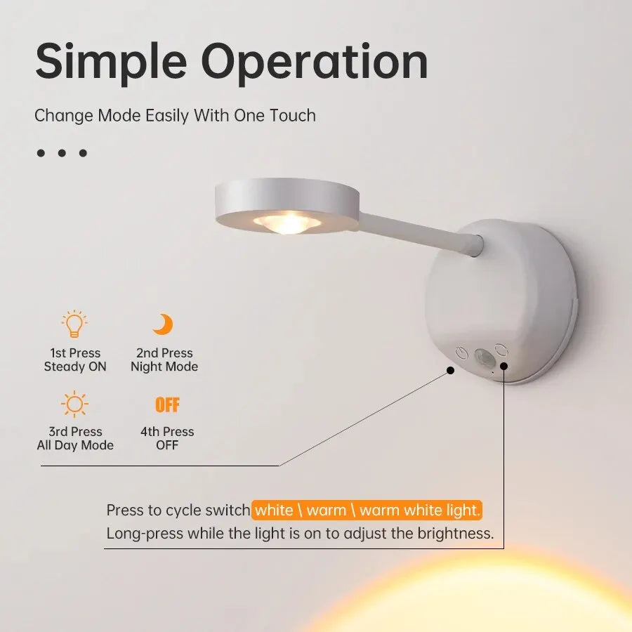 Night Light Motion Sensor Light Wireless