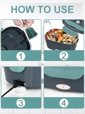 1.5L Microwave Oven Lunch Box