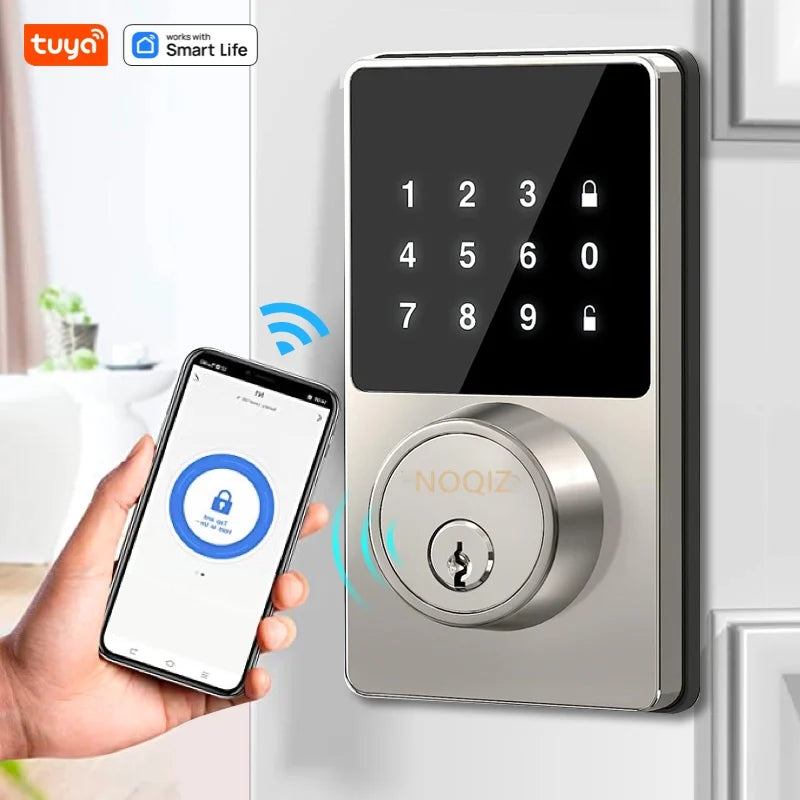 Smart Home WiFi Lock Keyless Entry Door With Touchscreen