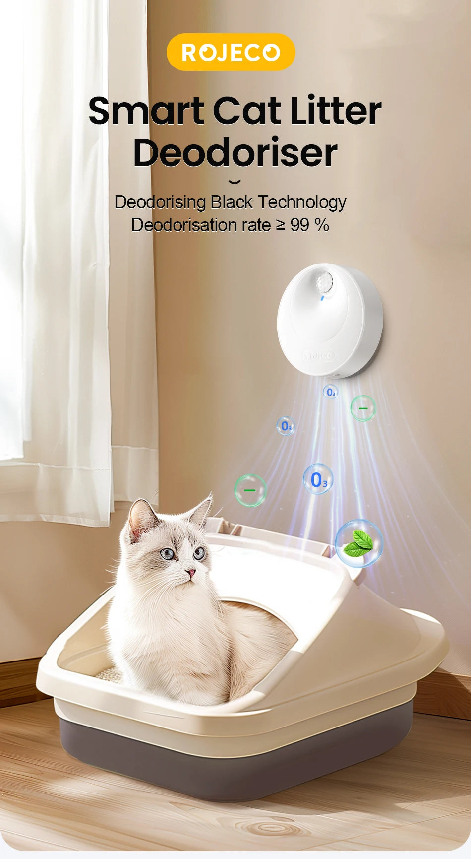 Smart Cat Litter Deodoriser Automatic