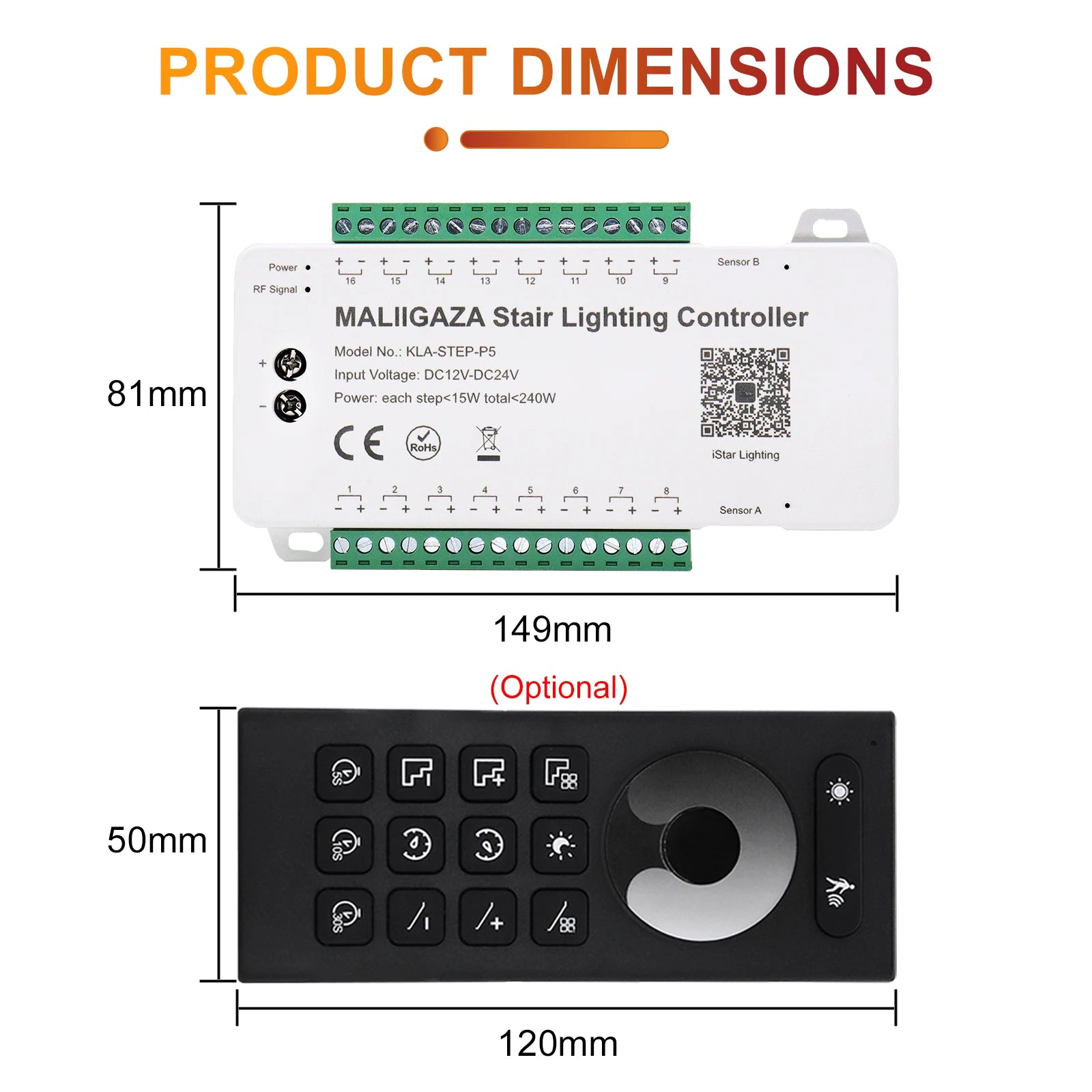 Intelligent Motion Sensor Stair Light Kit