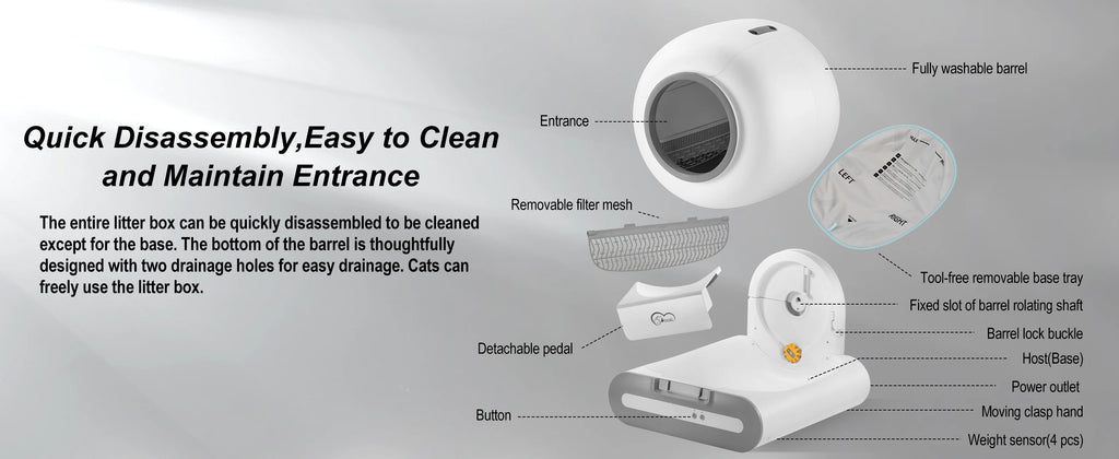 Self-Cleaning Cat Litter B