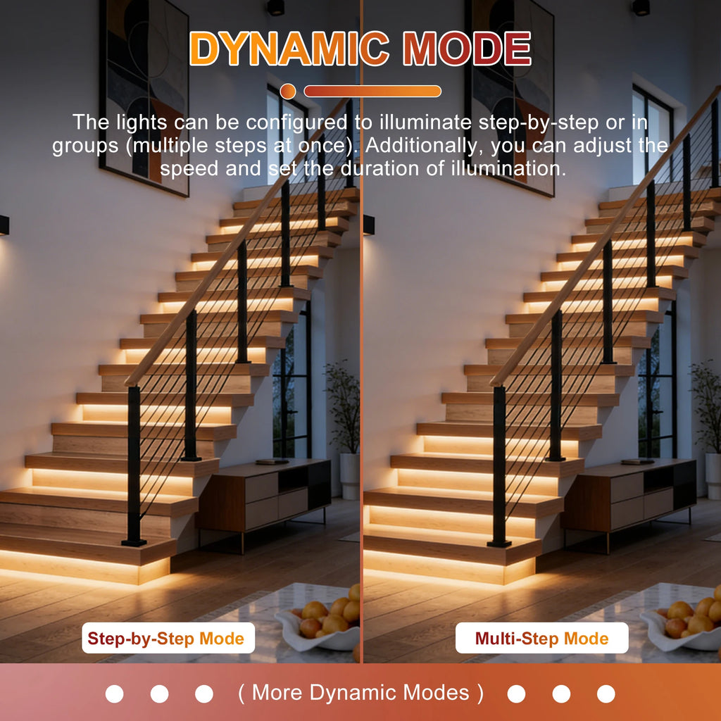 Intelligent Motion Sensor Stair Light Kit