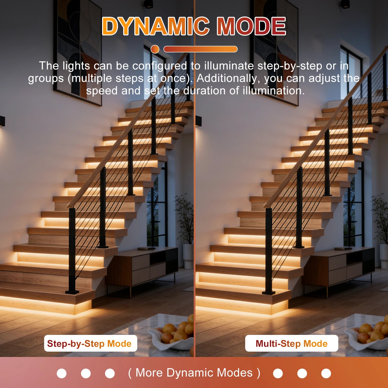 Intelligent Motion Sensor Stair Light Kit