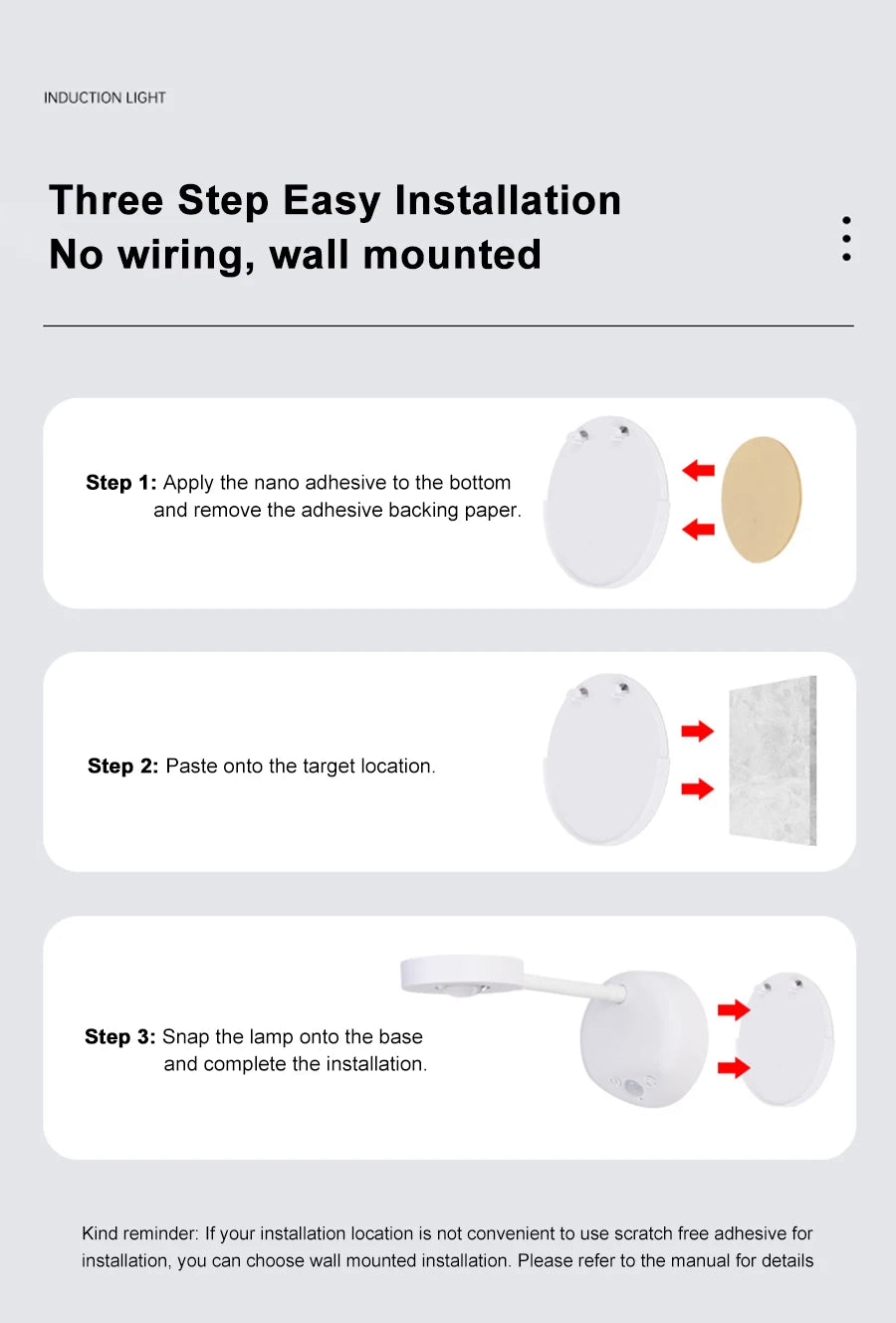 Night Light Motion Sensor Light Wireless