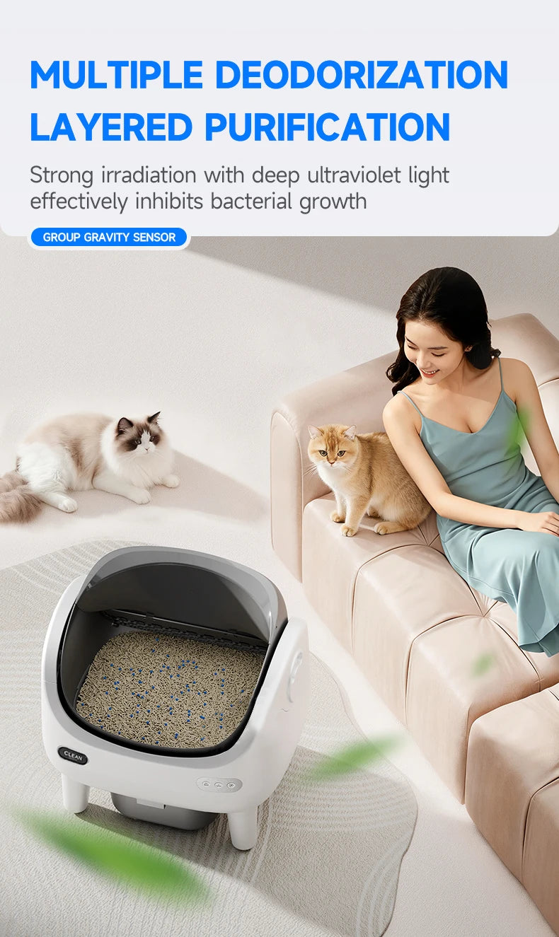 Automatic Cat Litter Box Smart
