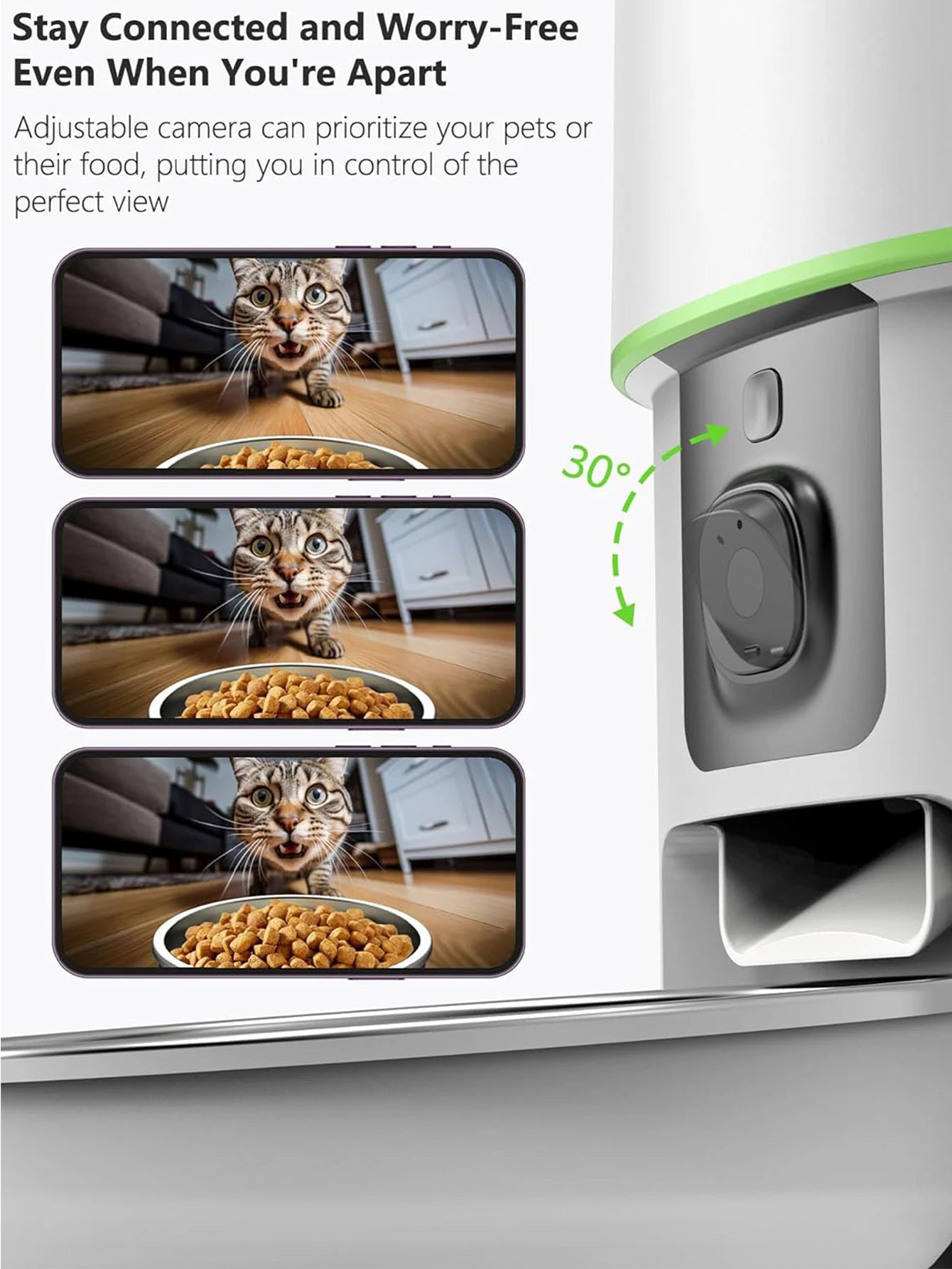 Smart Cat Feeder with HD Camera