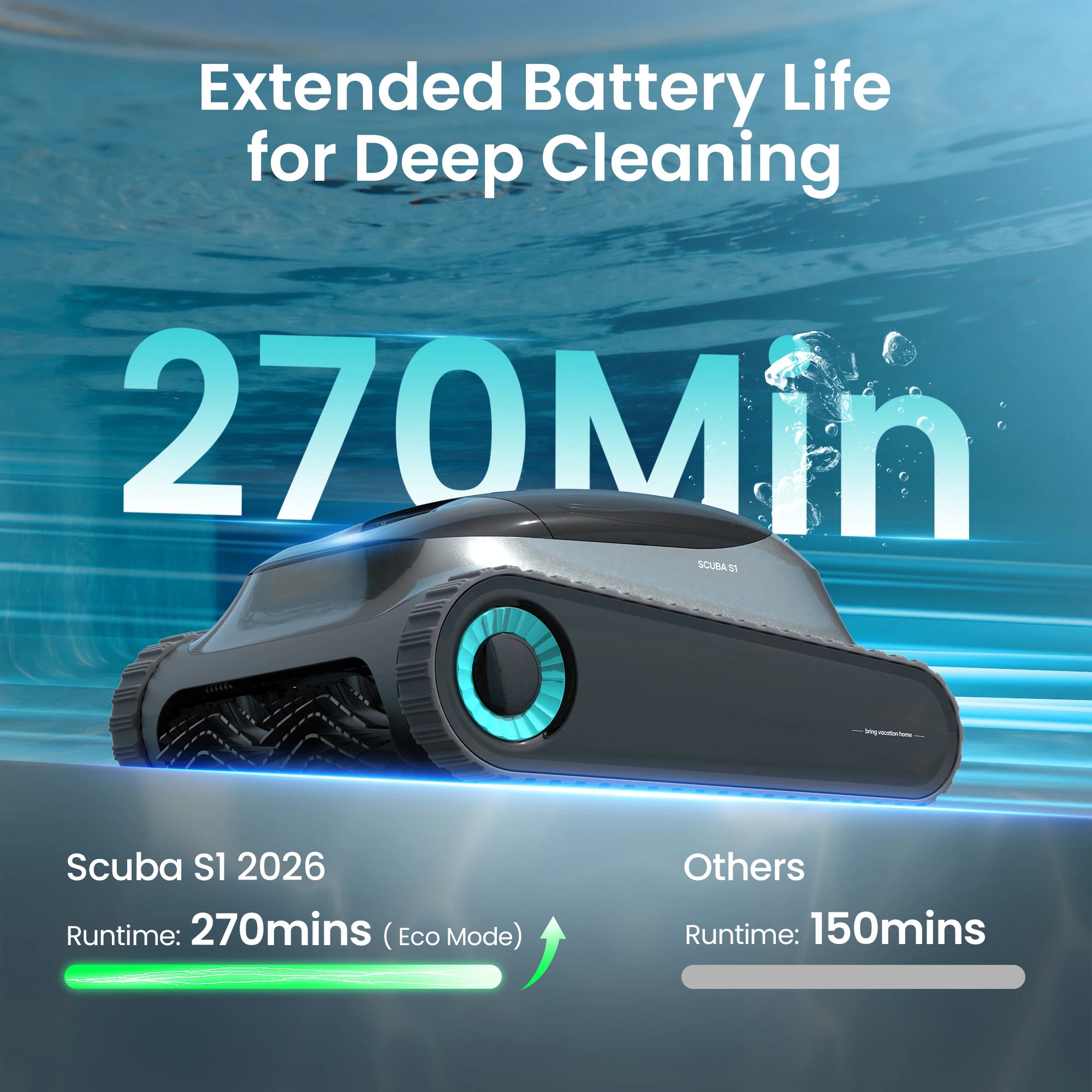 Scuba S1 2026 Robotic Pool Cleaner,