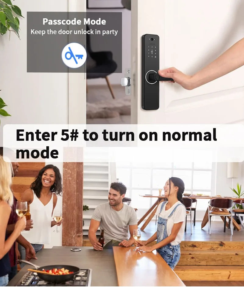 Wifi Smart Door Lock Digital Electronic Lock Remote
