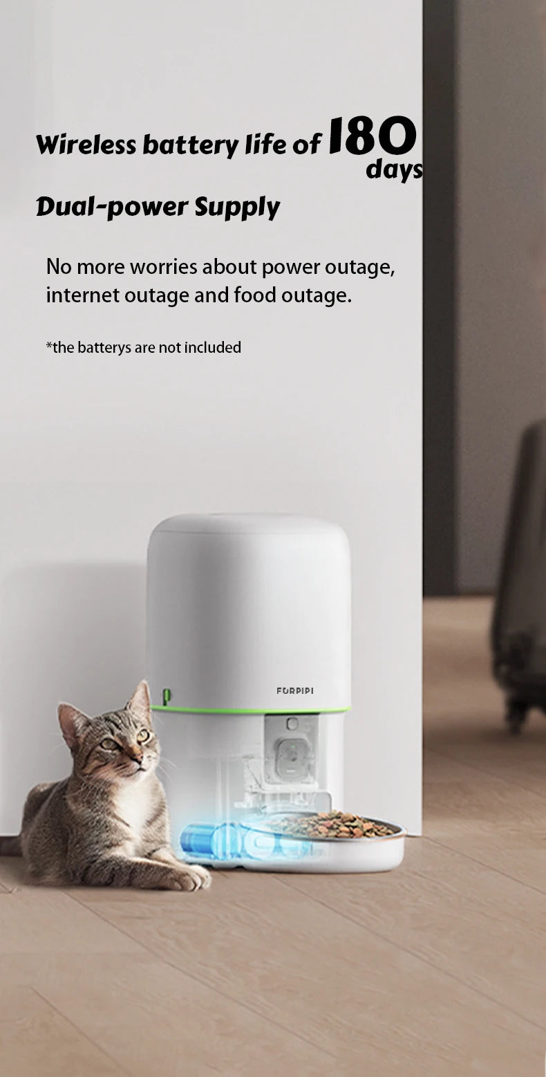 Smart Cat Feeder with HD Camera