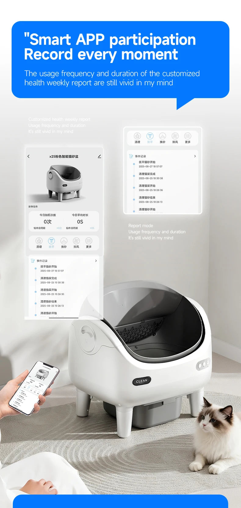 Automatic Cat Litter Box Smart
