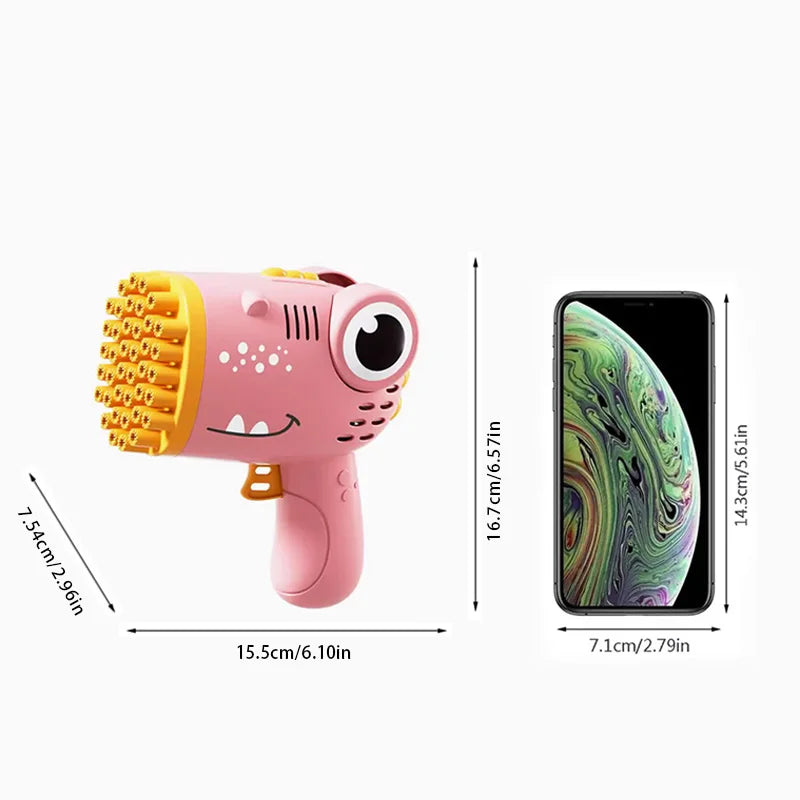 Electric Bubble Gun Outdoor Wedding Party Toy(without Bubble Water)