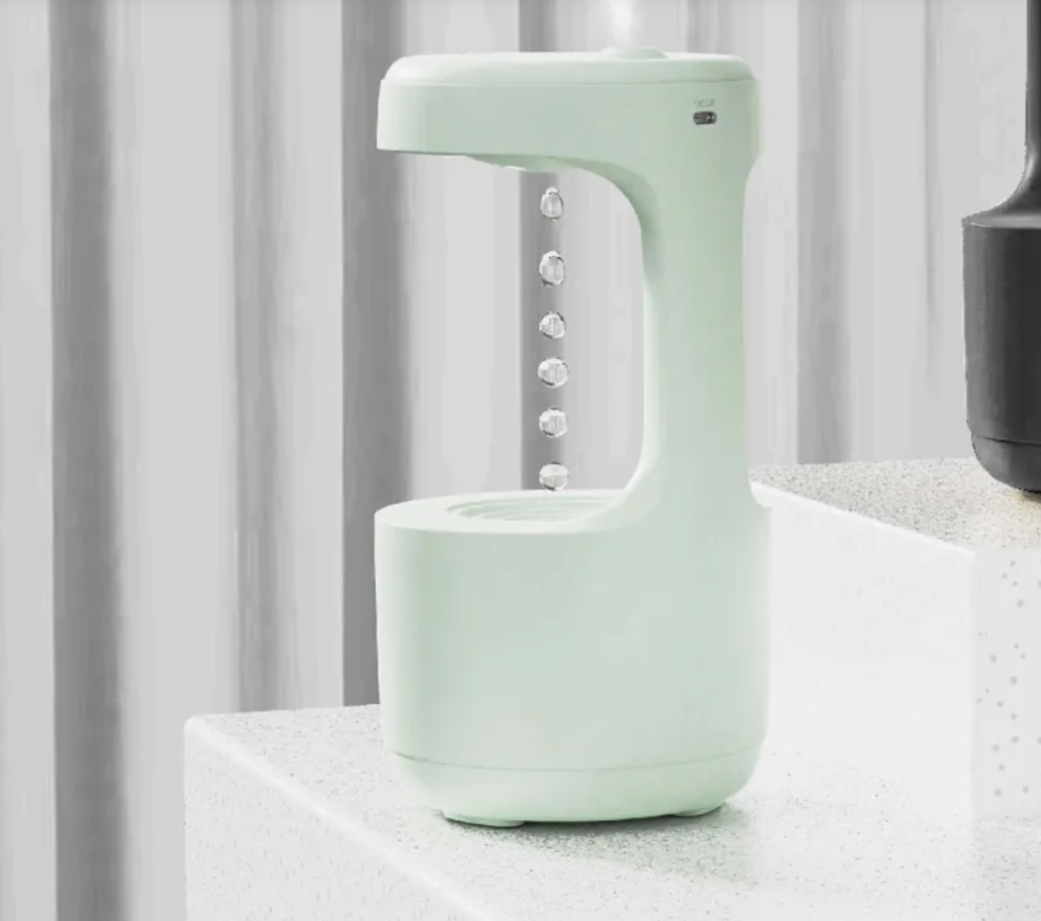 Bedroom Anti-Gravity Humidifier With Clock